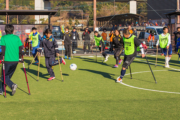 アンプティサッカー体験会